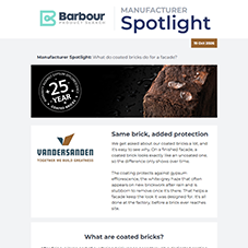 Manufacturer Spotlight | What do coated bricks do for a facade?